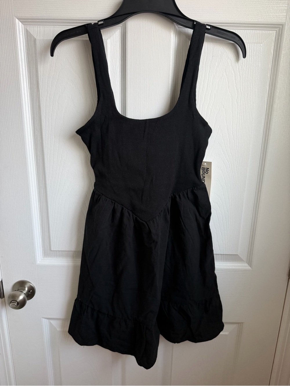 No Boundaries Black Midi Tank Dress